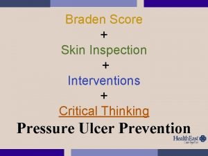 Braden score meaning