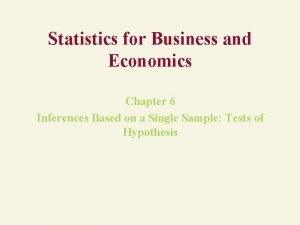 Statistics for business and economics chapter 6 solutions