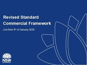 Pms scheme standard commercial framework