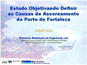 Estudo Objetivando Definir as Causas de Assoreamento do