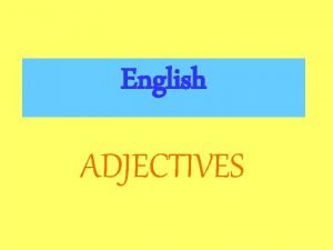 Adjective for boys