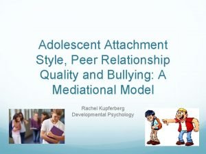 Attachment styles in relationships