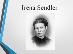 Irena sendlerowa życiorys