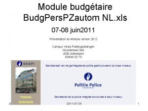 Module budgtaire Budg Pers PZautom NL xls 07