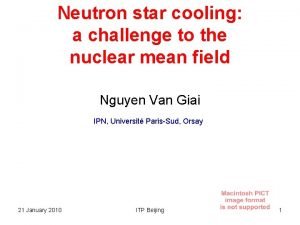 Neutron star cooling a challenge to the nuclear