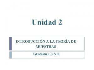 Tipos de muestreo y ejemplos