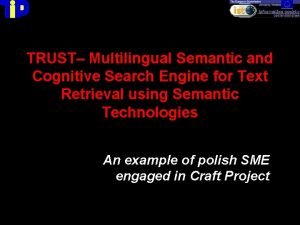 Cognitive search engine