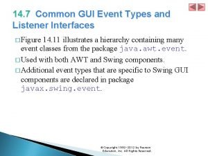 Gui events Gui events