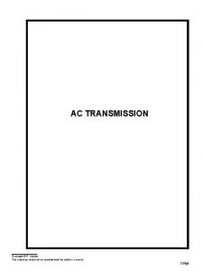 Power angle characteristics