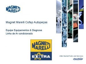 Recicladora de ar condicionado automotivo magneti marelli