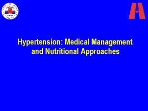 Antihypertensive drugs
