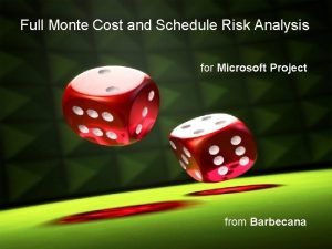 Best schedule risk analysis software