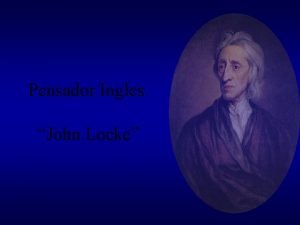 A que se dedicaba john locke