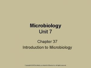 Basics of microbiology