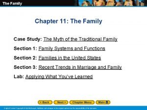 The Family Chapter 11 The Family Case Study
