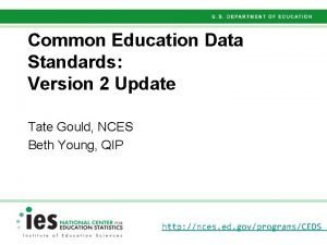 Common education data standards