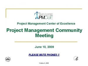 Project Management Center of Excellence Project Management Community