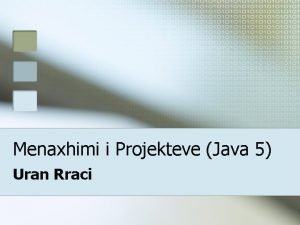 Menaxhimi i projekteve provim