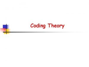 What are the reasons to encode the data?