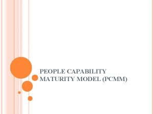 Pcmm training