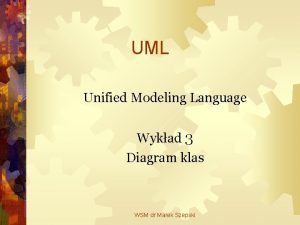Diagram klas uml Diagram klas uml