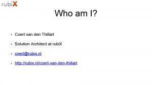 Who am I Coert van den Thillart Solution