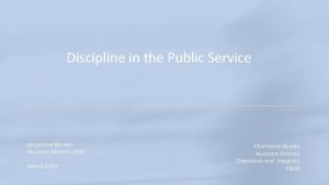 Essay on discipline