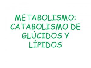Cuadro comparativo de anabolismo y catabolismo