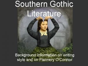 Tone in gothic literature