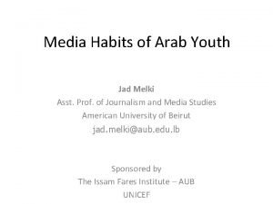 Arab youth