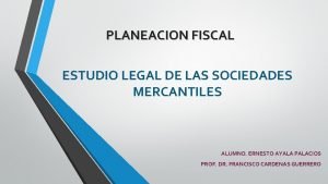 Sociedades mercantiles Sociedades mercantiles
