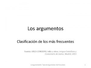 Que es una argumentación Que es una argumentación