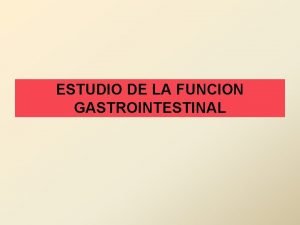 La gastrina