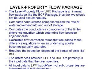 Lpf package Lpf package