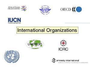 Intergovernmental organization (igo)