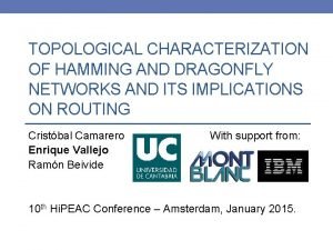 Dragonfly network topology Dragonfly network topology