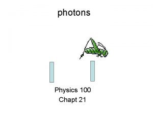 photons Physics 100 Chapt 21 Photoelectric effect cathode