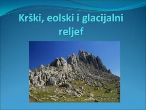 Kako nastaju fjeldovi Kako nastaju fjeldovi