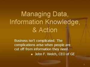 Data information knowledge action