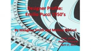 Emilio pucci 1950 Emilio pucci 1950