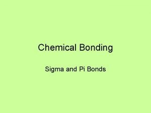Sigma bond example