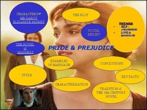 Pride and prejudice plot diagram