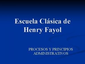 Iniciativa henry fayol