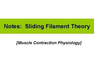 Winding filament theory