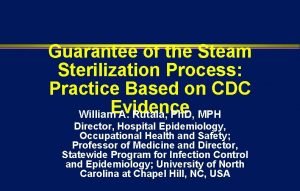 Process of sterilization