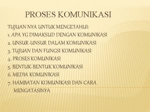 Alur komunikasi