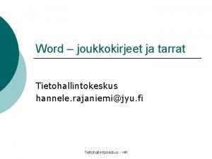 Tietohallintokeskus