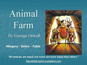Animal farm characters represent