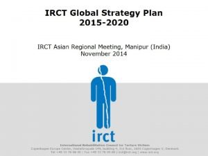 A Vision for IRCT Knowledge Research Development Strategy