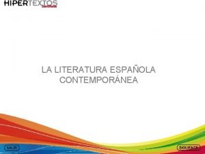 GEOGRAFA E HISTORIA 1 TEMA 13 LA LITERATURA